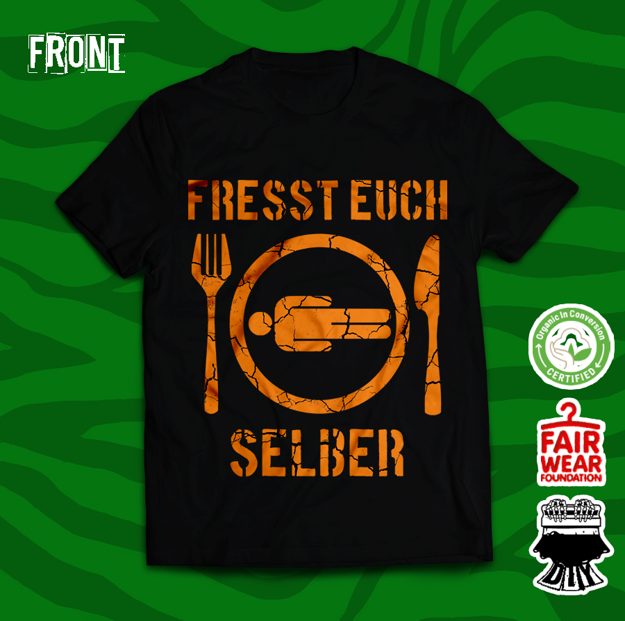 T-Shirt-fresst euch selber abbruch